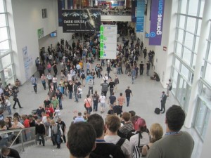 gamescom 2011 Freitag Flur