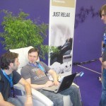 gamescom 2011 Freitag Massagesesselpause