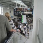 gamescom 2011 Freitag Rolltreppe