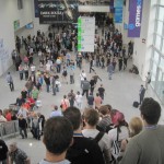 gamescom 2011 Freitag Rolltreppenfoto