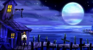 Monkey Island 1 Special Edition vor der scumm bar