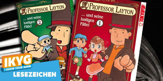 Lesezeichen – Professor Layton und seine lustigen Fälle 1 & 2