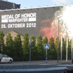 gamescom 2012 parkplatz medal of honor wand