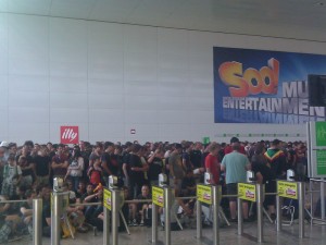gamescom 2012 warteschlange