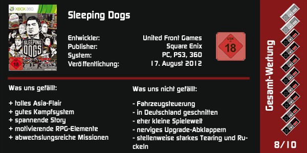 Sleeping Dogs Test Fazit