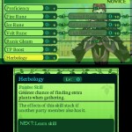 Etrian Odyssey 4 Skilltree 3DS