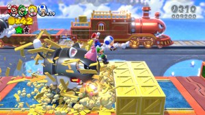 Super Mario 3D World Kugelwillie Zug Wii U
