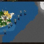 Total Annihilation Gunships beschießen Insel PC