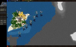 Total Annihilation Gunships beschießen Insel PC