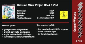 Hatsune Miku Project DIVA F 2nd Fazit
