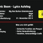 Sonic Boom: Lyrics Aufstieg Fazit