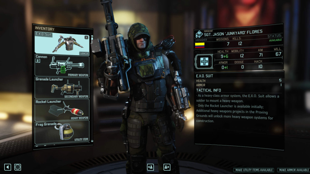 XCOM - EXO Suit
