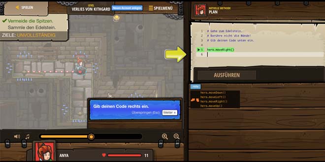 Code Combat Highlight