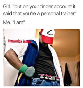 pokémon go tinder meme