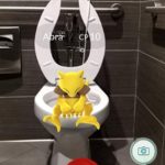 Pokémon go abra toilet