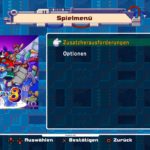 Megaman Legacy Collection 2 Spielmenü
