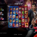 MARVEL VS. CAPCOM: INFINITE Auswahlbildschirm