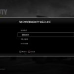 Call of Duty WWII schwierigkeit wählen