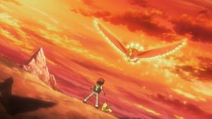 pokemon der film du bist dran Ash pikachu und ho-oh