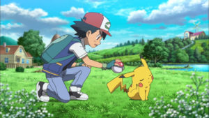 pokemon der film du bist dran Ash und pikachu
