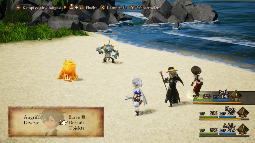 Bravely Default II Battle