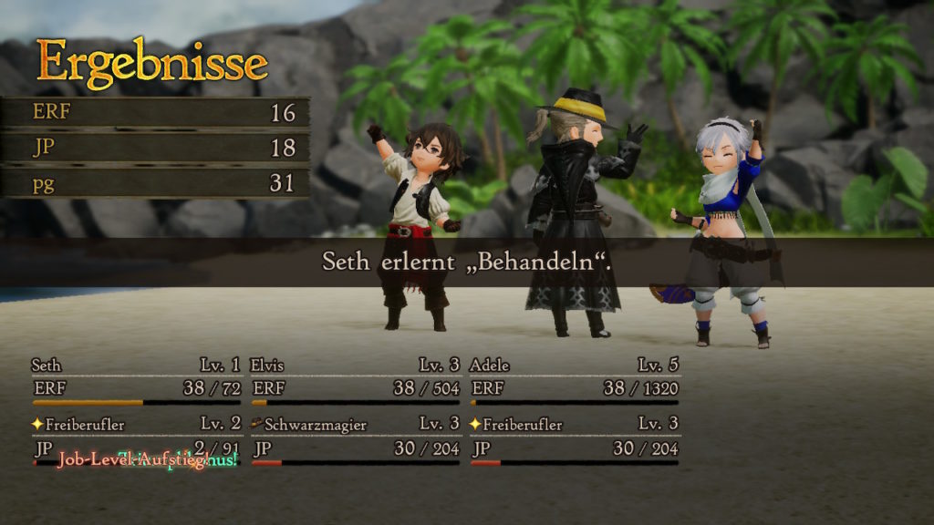 Bravely Default II Exp