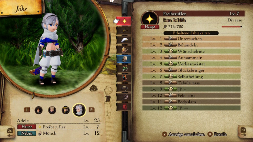 Bravely Default II Job