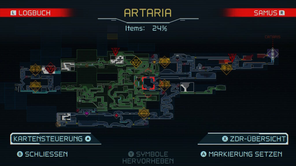 Metroid Dread Map