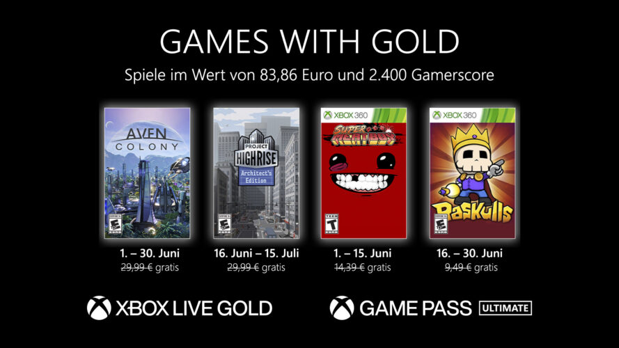 Games with Gold Juni 2022