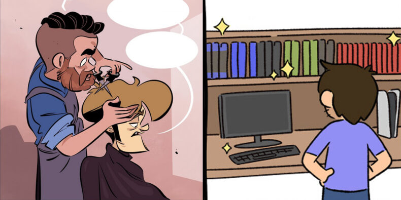 Artikelbild bestehend aus je der Hälte der beiden Comics
