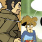 Ein Artikelbild bestehend aus jeweils einem Panel vom Penny Arcade Comic und ein Panel vom Awkward Zombie Comic
